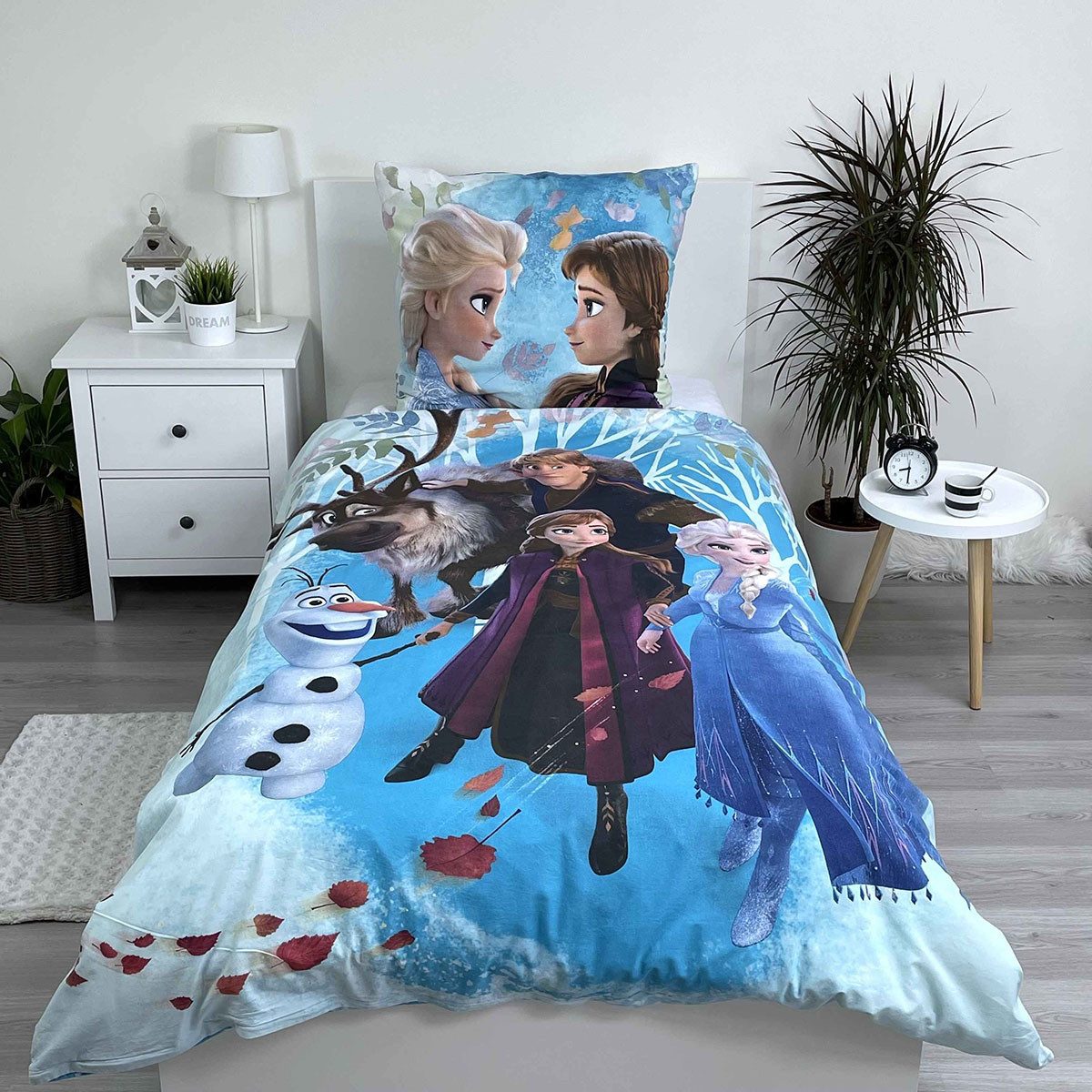 Disney Frozen Kinderbettwäsche Frozen, Renforcé, 2 teilig günstig online kaufen