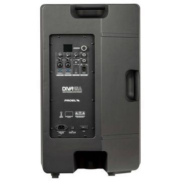 Proel DIVA15A Aktiver 2-Wege Lautsprecher (Bluetooth, 1000 W, Bluetooth)