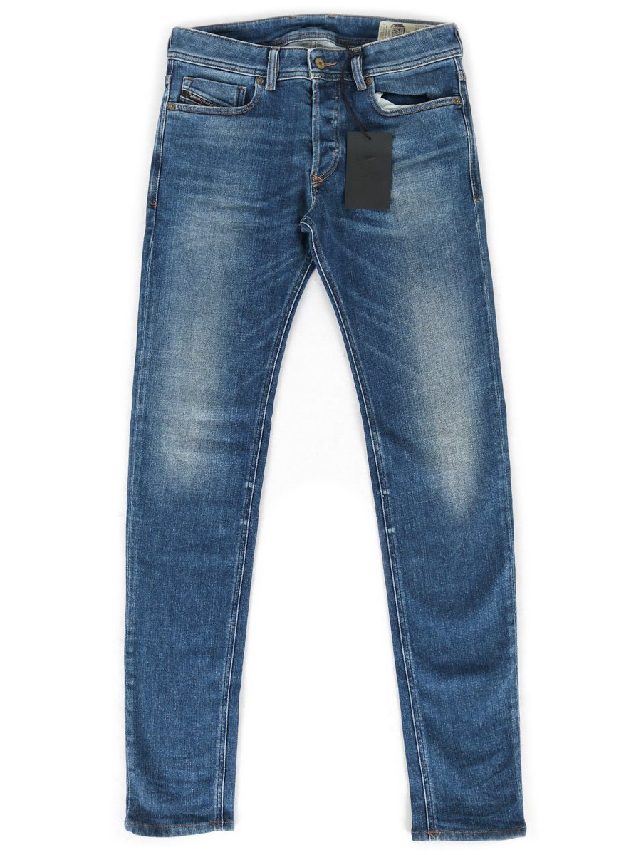Diesel Skinny fit Jeans Low Waist Rohren Stretch Hose Sleenker X 082AB