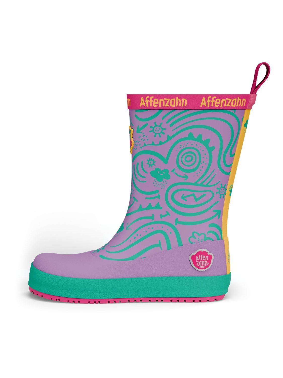 Affenzahn Vegan Plashy Gummistiefel nach Barfußschuhprinzip – Bild 4 von 5