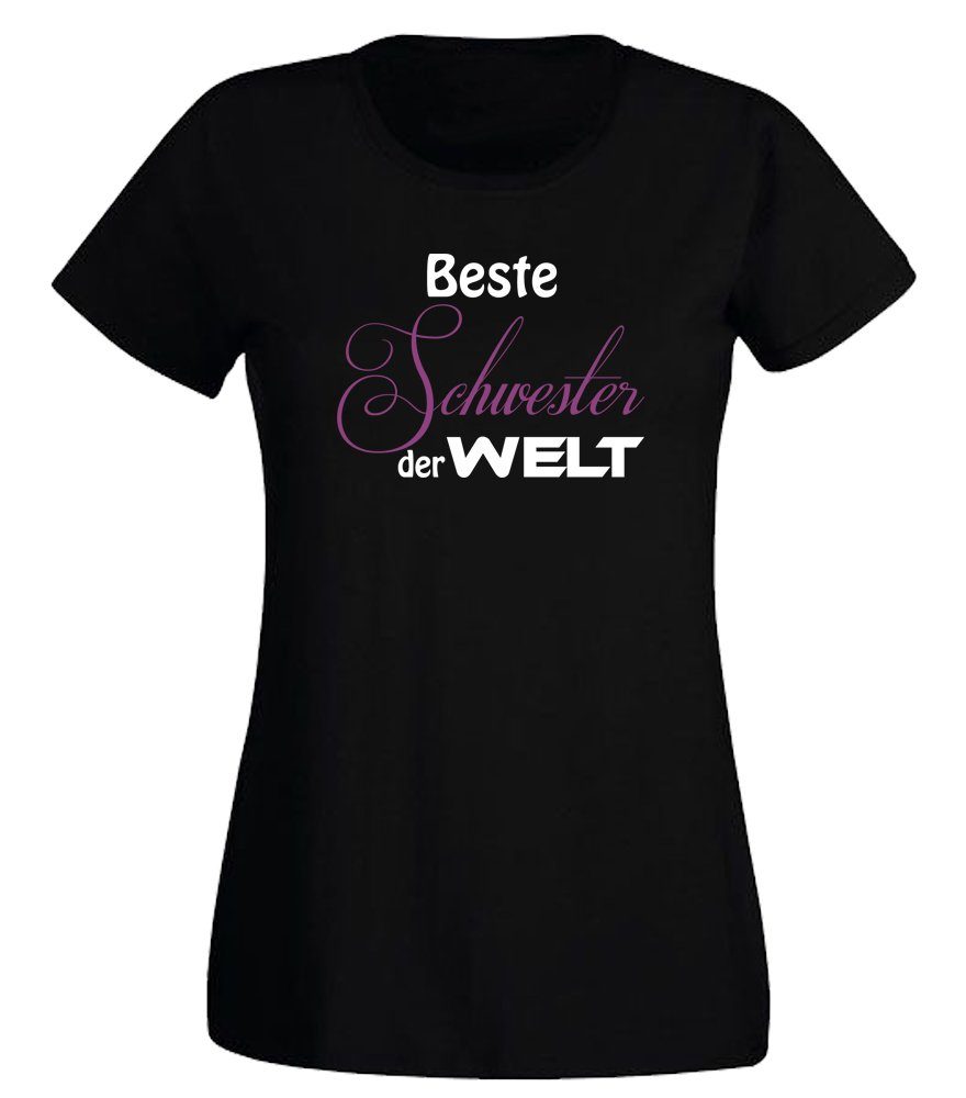 T-Shirt Beste Schwester der Welt