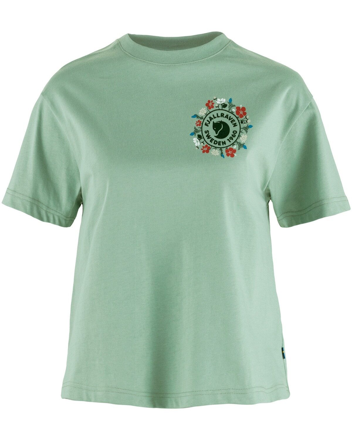 T-Shirt Damen T-Shirt Fjällblomster Logo