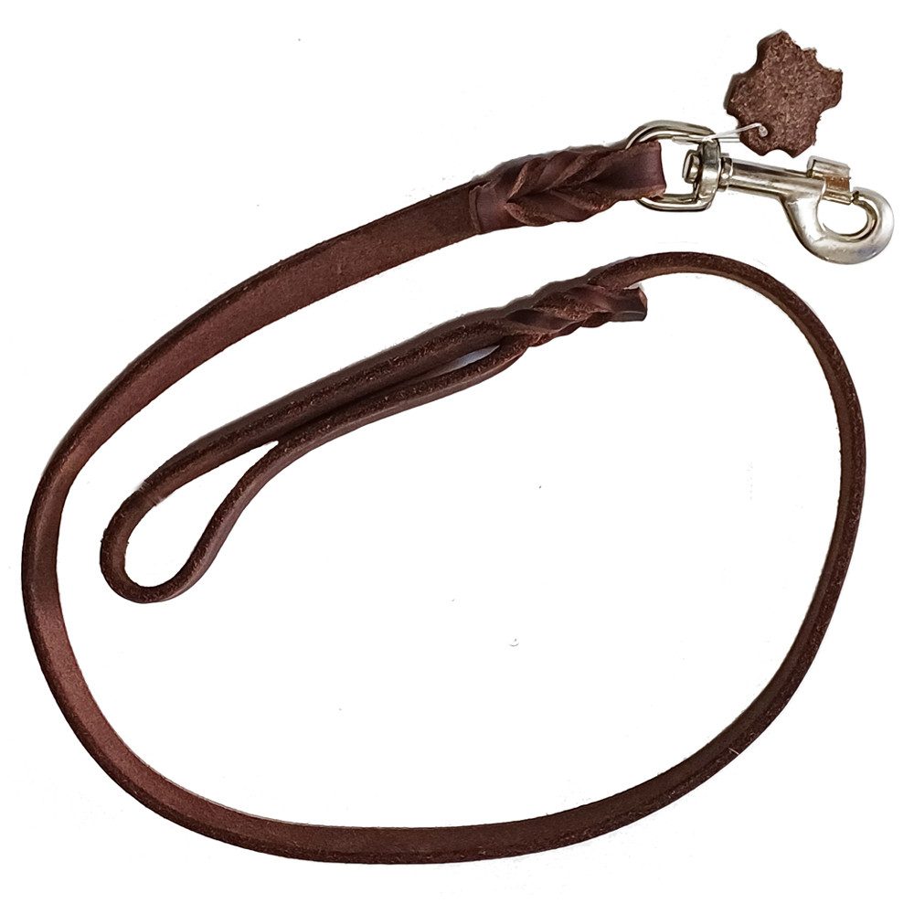 Activity4Dogs Hundeleine große Hunde Leder 1m Trainigsleine Schauleine