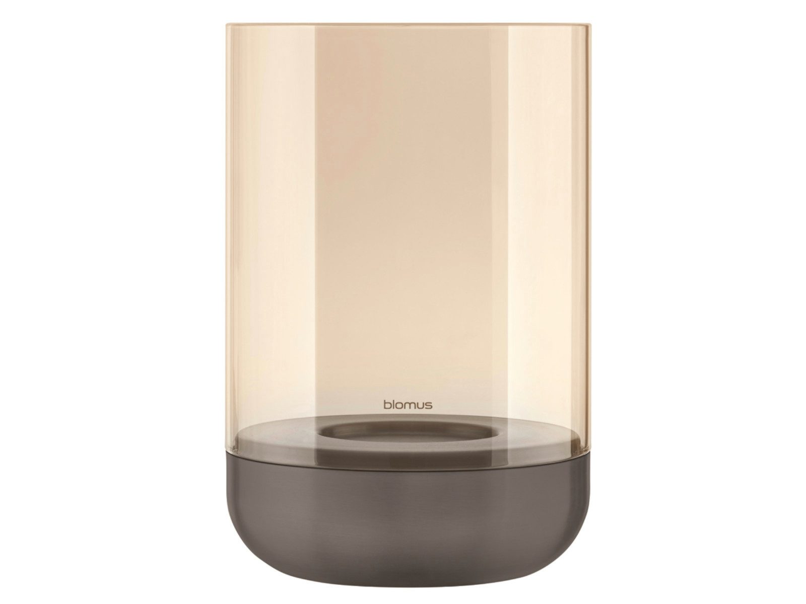 blomus Windlicht CALMA Windlicht burned metal L 15cm