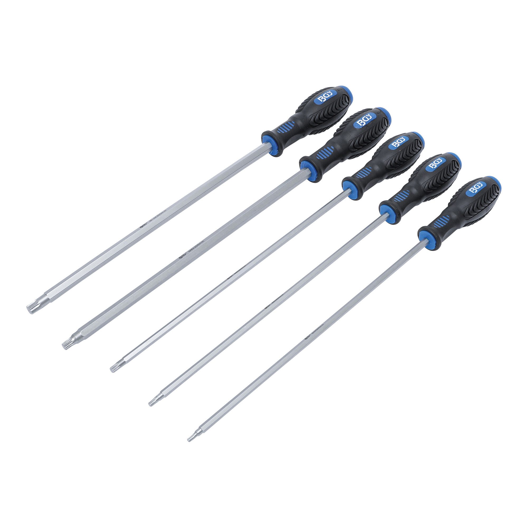 BGS technic Schraubendreher BGS Schraubendreher-Satz Innenvielzahn (für XZN) 5 teilig