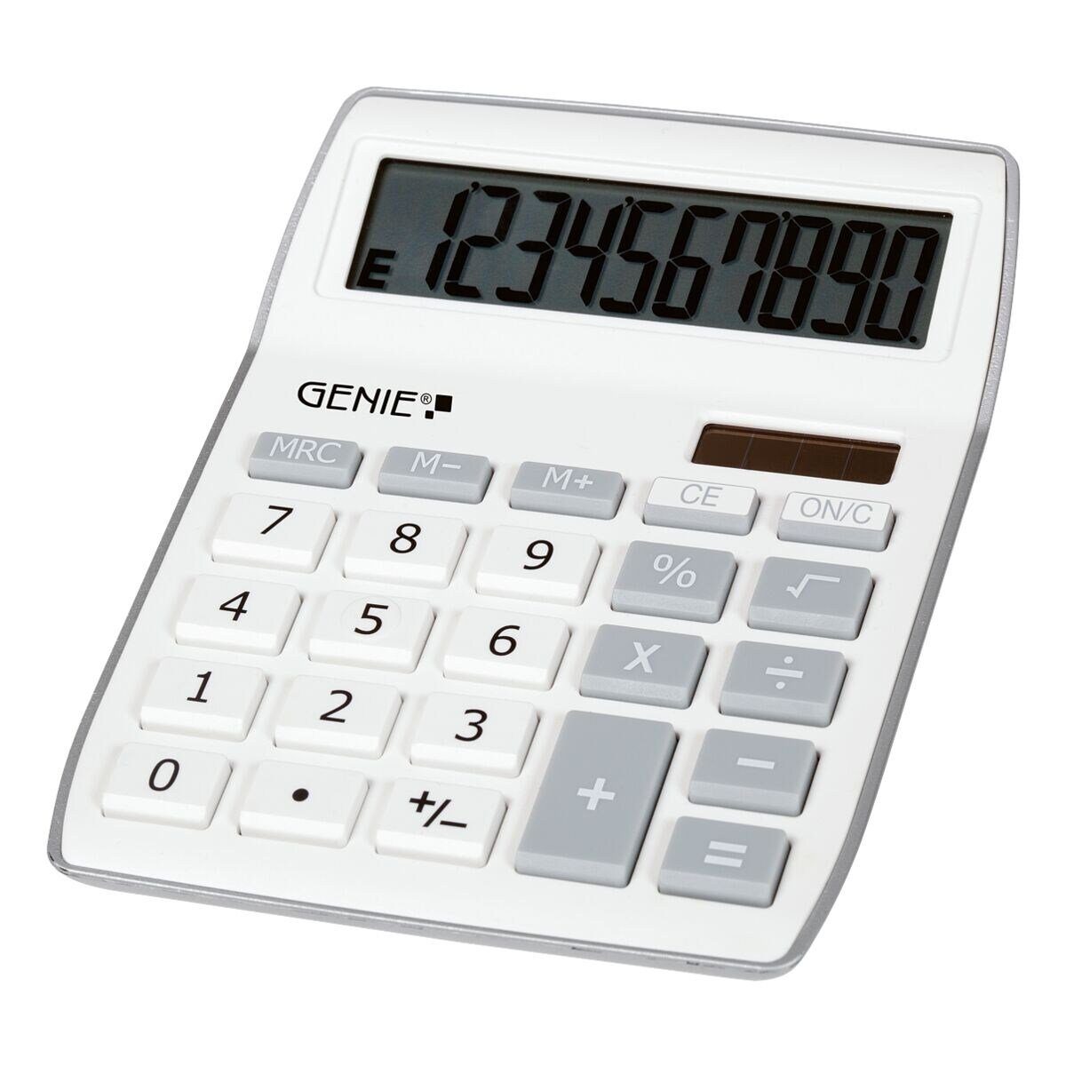 GENIE Taschenrechner 840, mit großen Tasten, 10-stellig