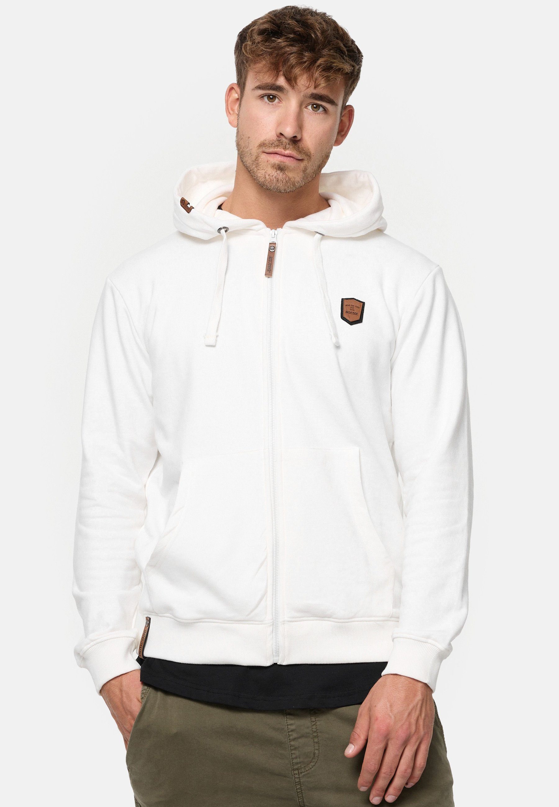 Beliebte Artikel bei jungen Menschen Indicode Hoodie Braidwood Offwhite