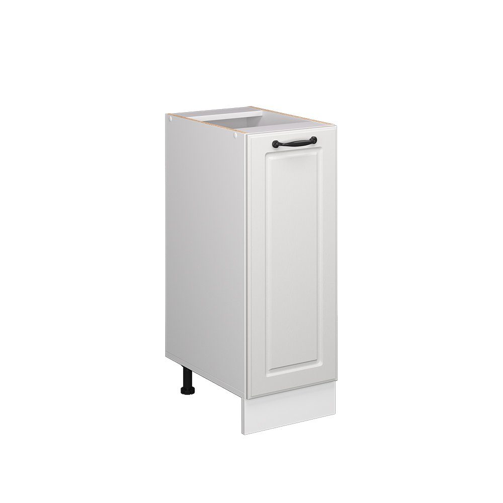 Vicco Apothekerschrank R-Line, Weiß Landhaus/Weiß, 30 cm ohne Arbeitsplatte (1-St)