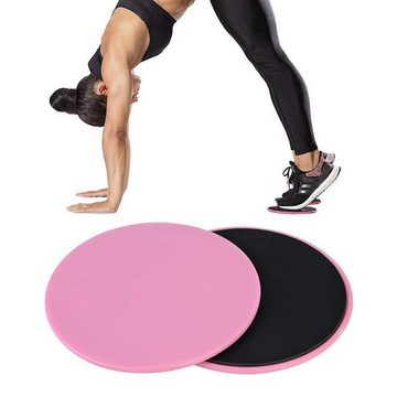 Fivejoy Bauchtrainer Fitness Sliders - 2er Set Slide Pads 17,5cm - Fitness Gliding Discs (1-St)
