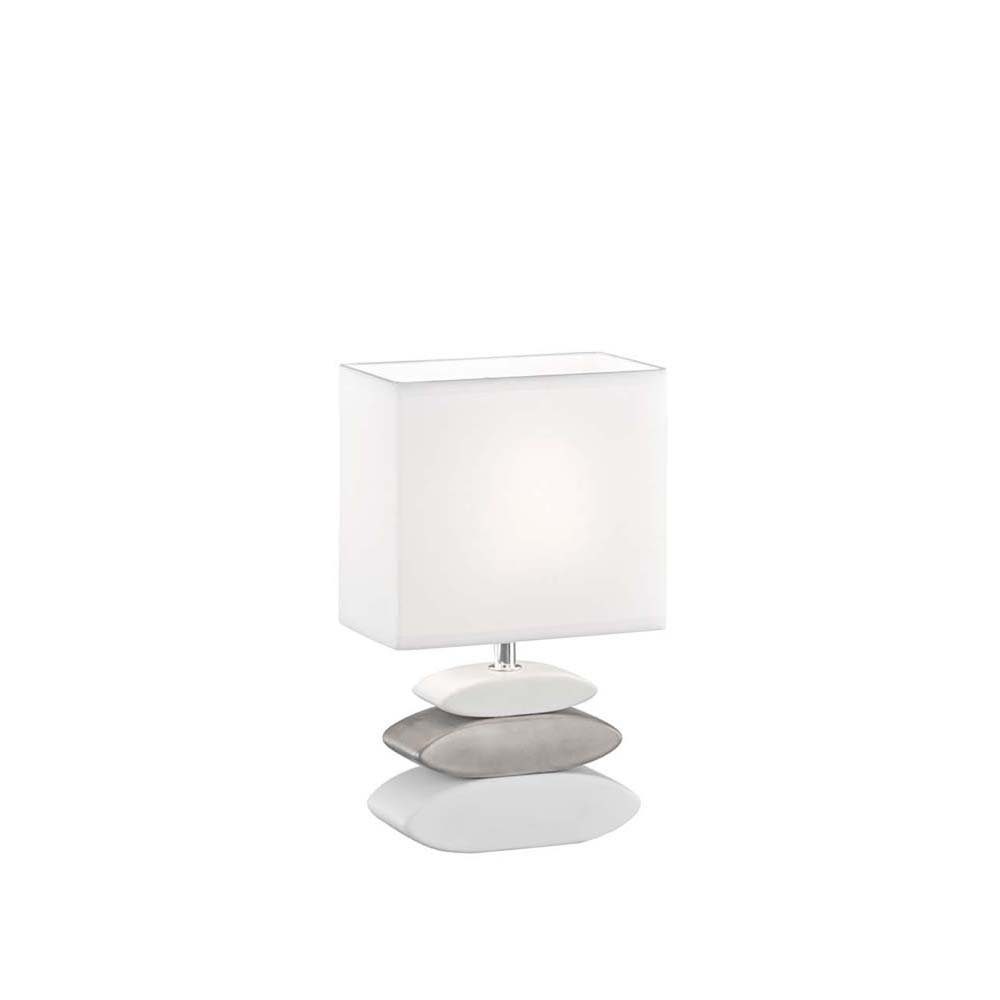 etc-shop LED Tischleuchte, Nachttischleuchte Schreibtischlampe Keramik Tischlampe