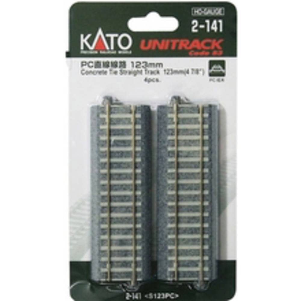 Modelleisenbahn-Set H0 4er-Set Gleis gerade, Beton 123mm