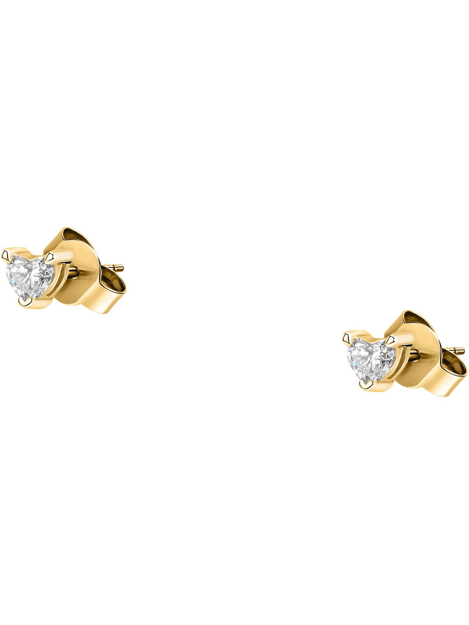 Paar Ohrstecker Live Diamond Damen-Ohrstecker 1 Diamant, Lab Grown