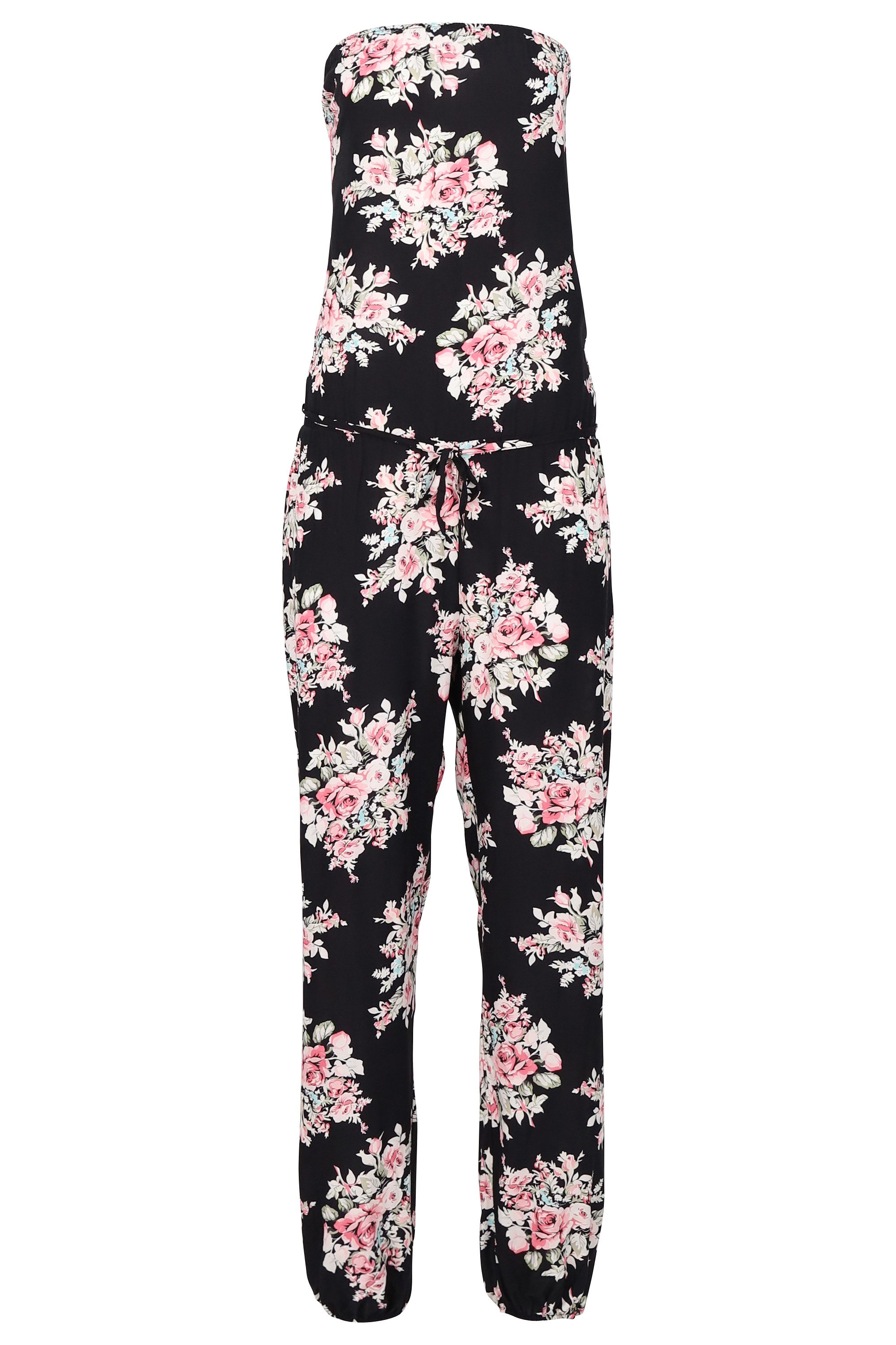 malito more than fashion Jumpsuit 1495 mit Stoffgürtel Einheitsgröße