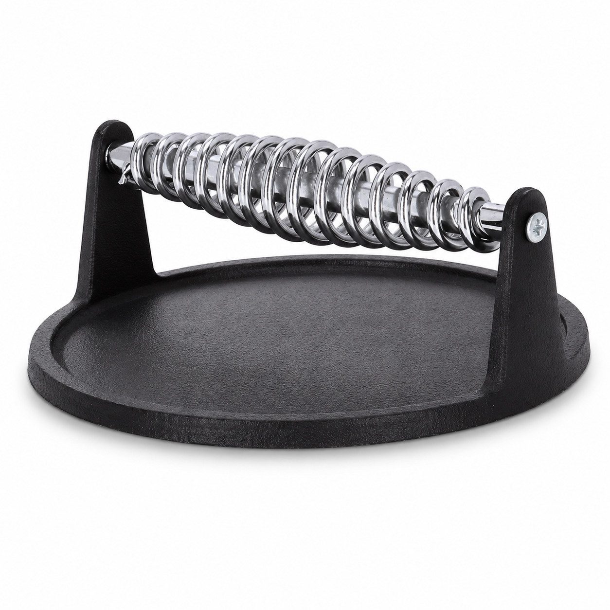 esschert design Burgerpresse Hamburgerpresse Gusseisen mit Grillmuster für perfekte Burger (1 St), MEtall