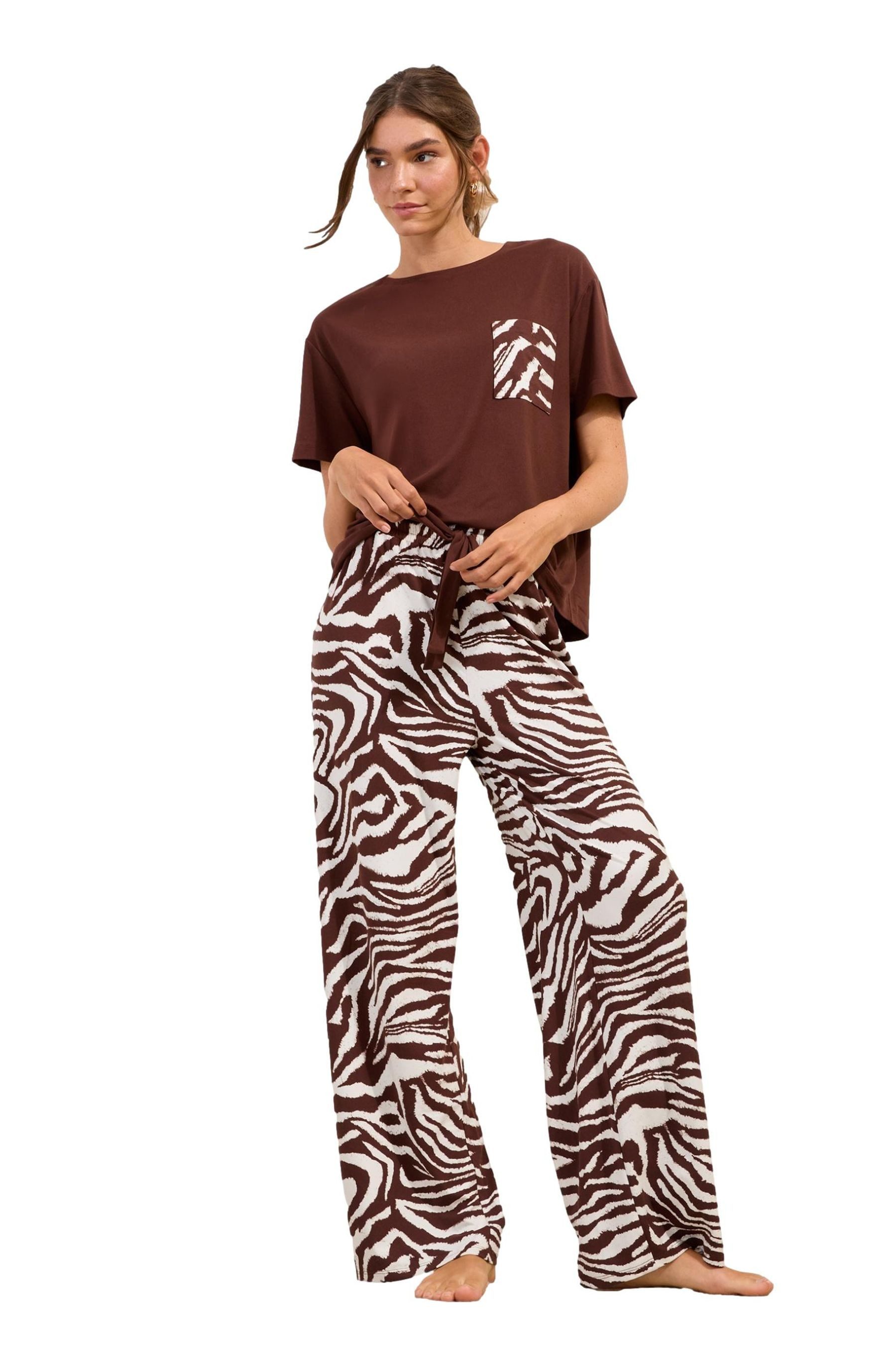 Friends Like These Pyjama Friends Like Thise Schlafanzug mit weitem Bein (2 tlg)