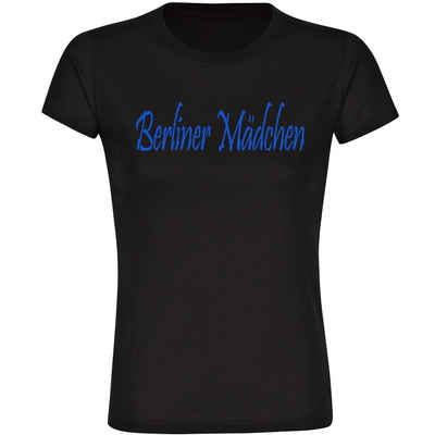 multifanshop T-Shirt Kinder Berlin blau - Berliner Mädchen - Boy Girl