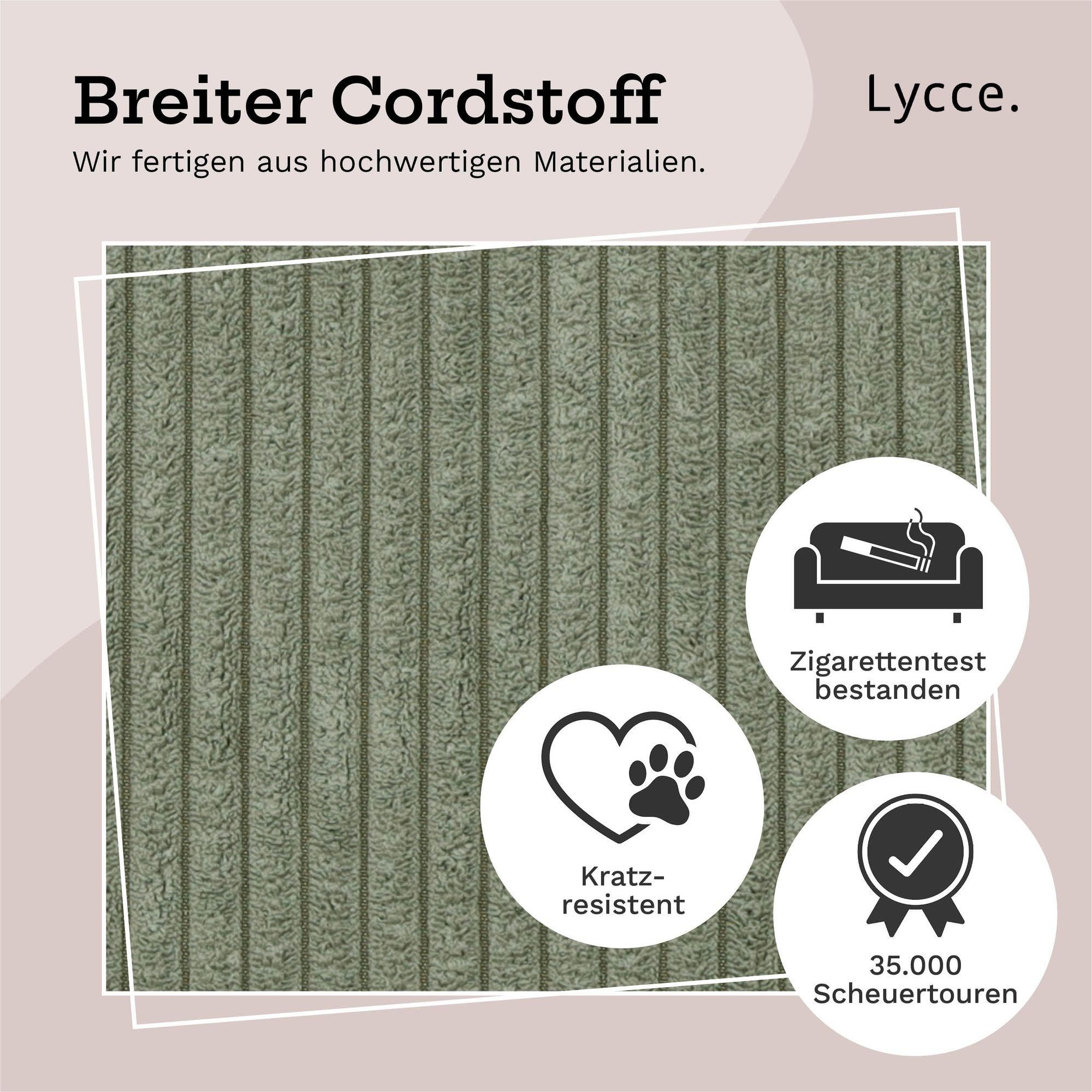 Lycce Wäschekorb Lycce Wäschekorb Cord – faltbar, waschbar & perfekt für Nischen – Bild 5 von 5