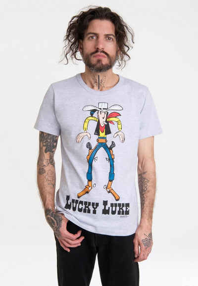 LOGOSHIRT T-Shirt Lucky Luke mit lizenziertem Print