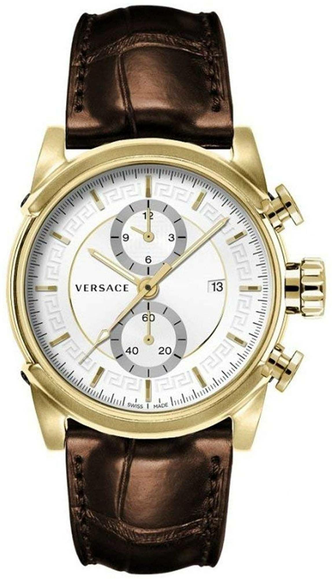 Versace Chronograph Chronograph für Herren, (1-tlg., Armbanduhr)