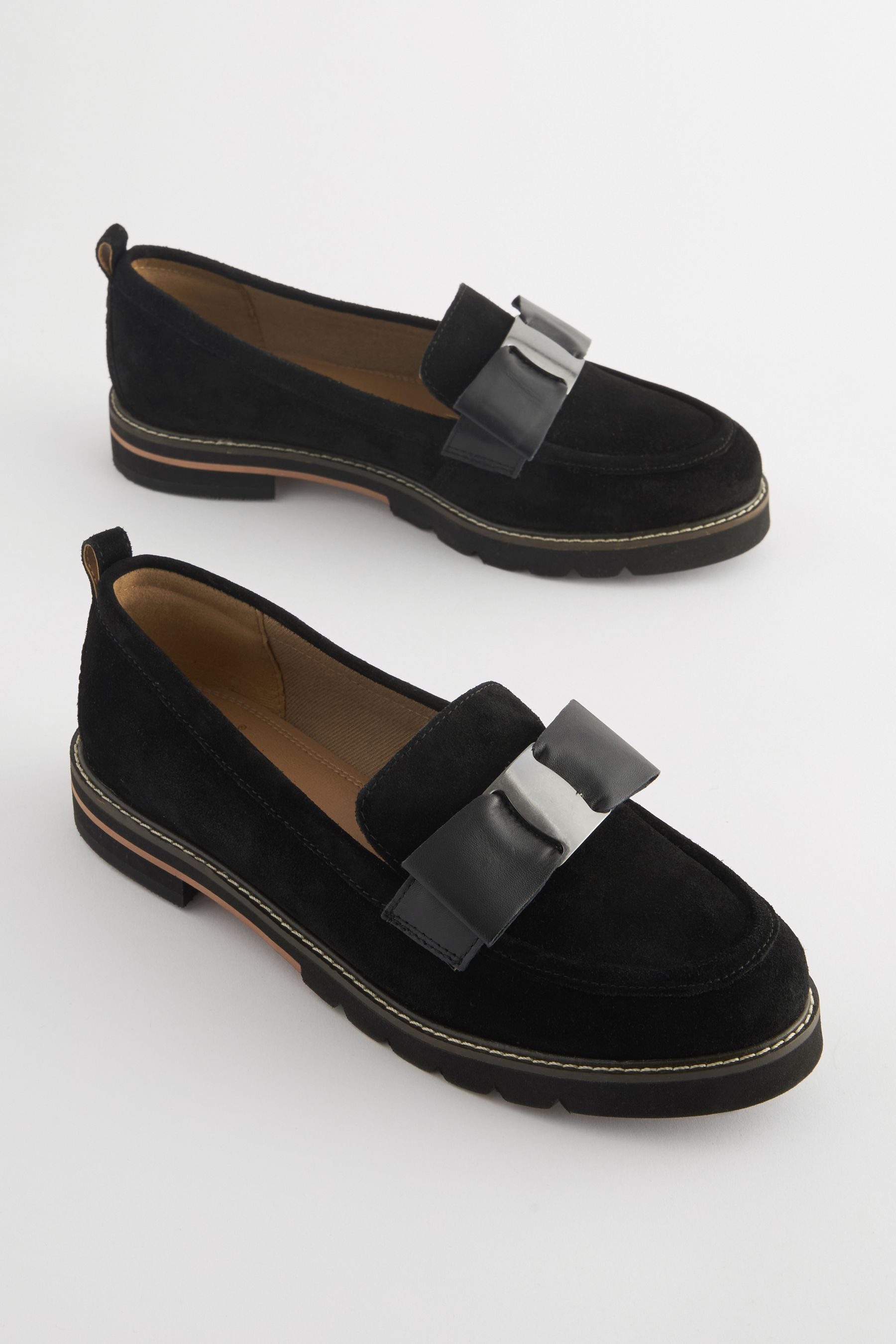 Next Forever Comfort® Derbe Leder-Loafer mit günstig online kaufen