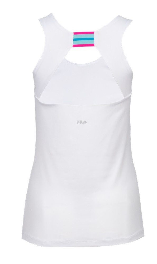 Fila Tanktop Tennis-Tank Top Alissa (breite Träger, angenehmes Tragegefühl) weiss