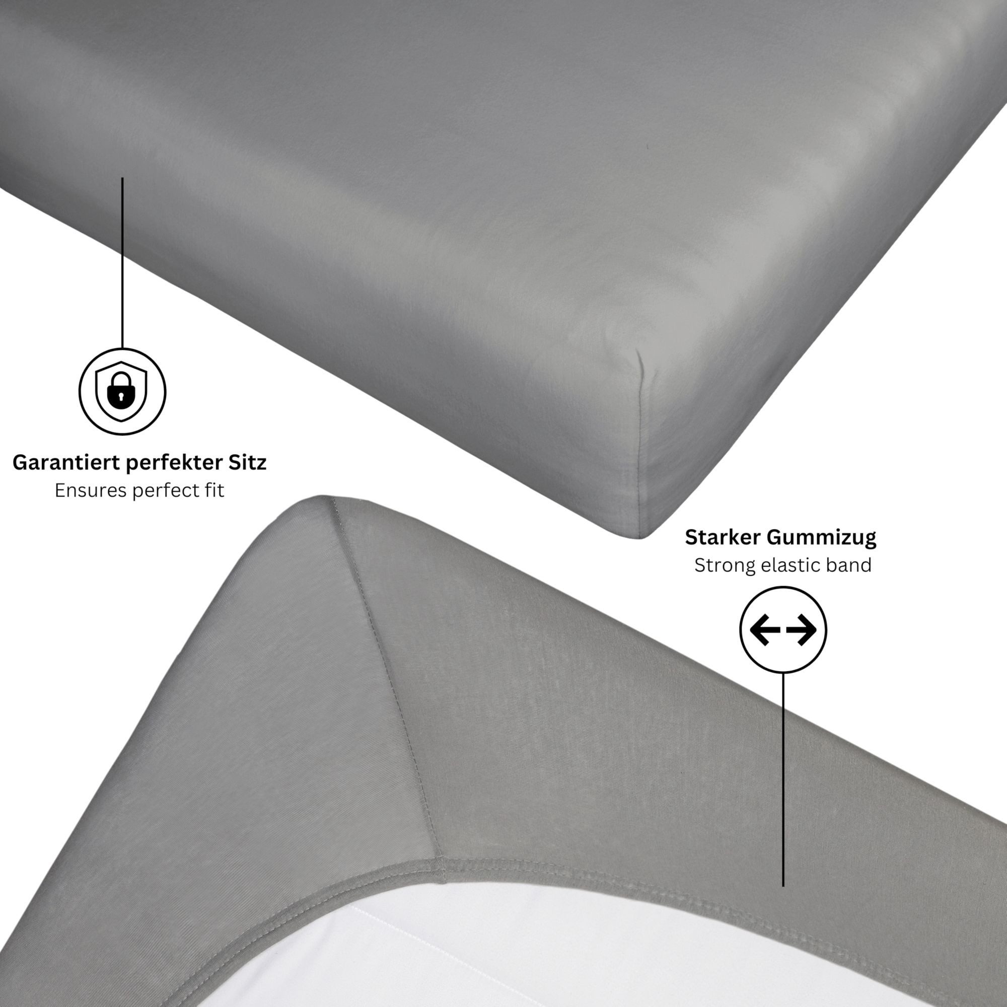 SCHÖNER WOHNEN-Kollektion Spannbettlaken BASIC Spannbettlaken, 95% günstig online kaufen