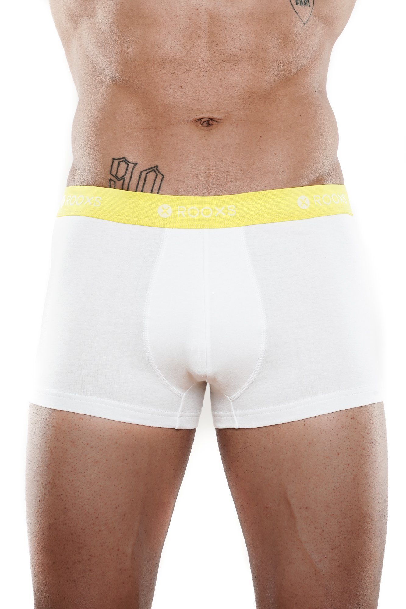 ROOXS Boxershorts Enge Unterhosen Herren Männer (3-St) Baumwolle Retroshorts