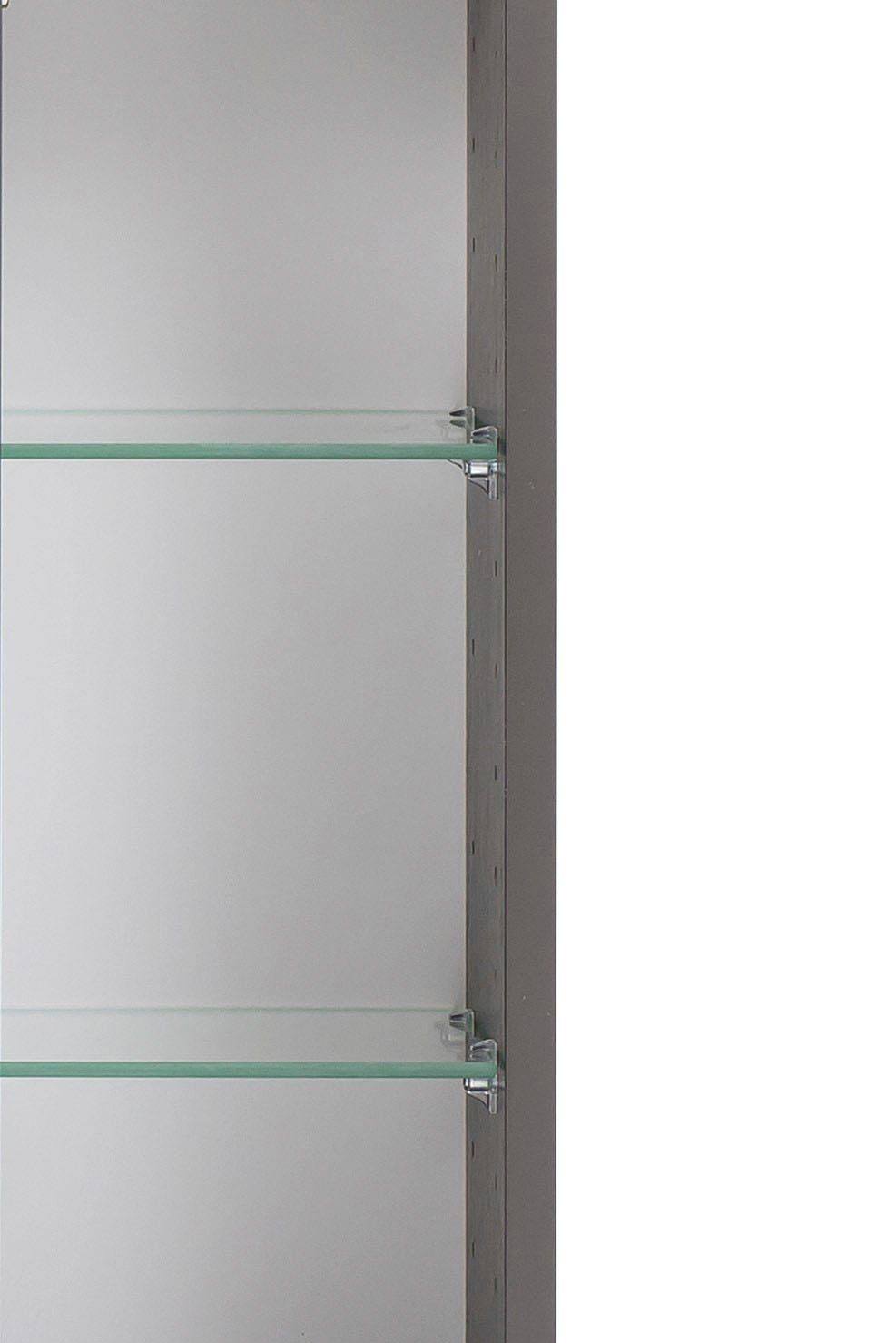 HELD MÖBEL Spiegelschrank Lana Badmöbel, graphit | 60 cm graphit breit