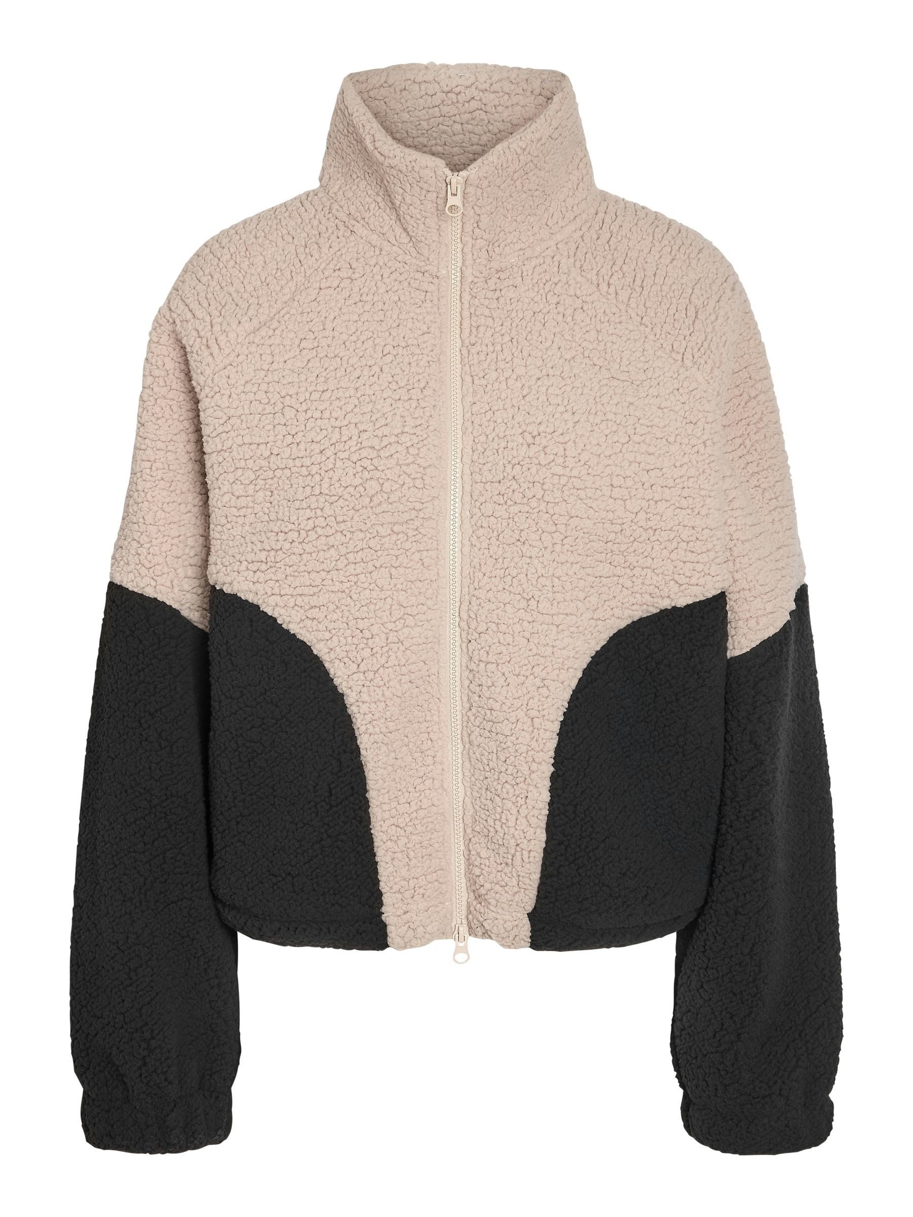 Noisy may Blouson Gemütlicher Streetwear-Look für kalte Tage (1-St) NMCUDDLE SHORT JACKET
