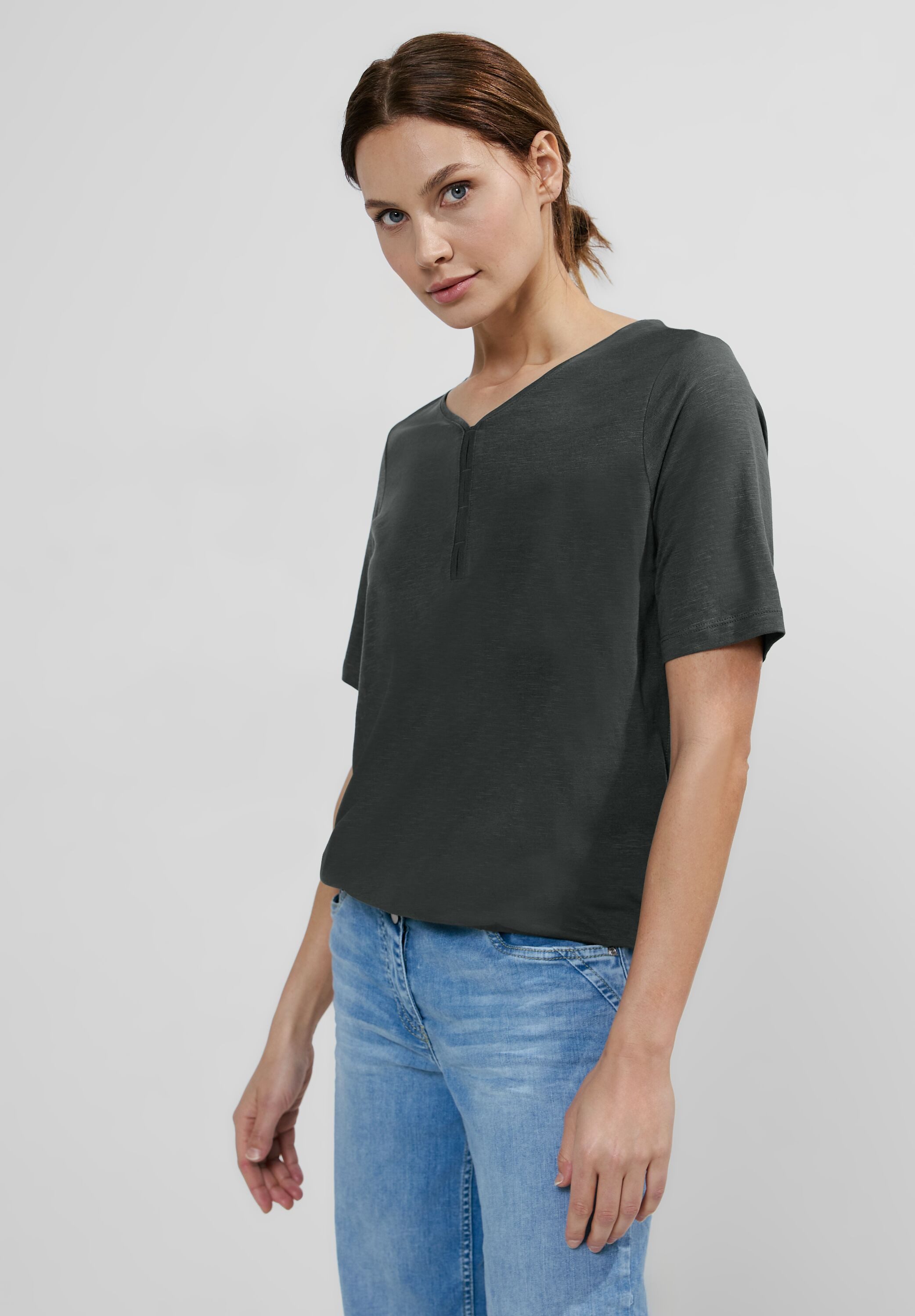 CECIL V-Shirt mit V-Ausschnitt