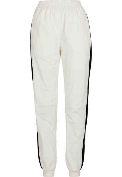 URBAN CLASSICS Stoffhose Urban Classics Damen Ladies Striped Crinkle Pants (1-tlg)