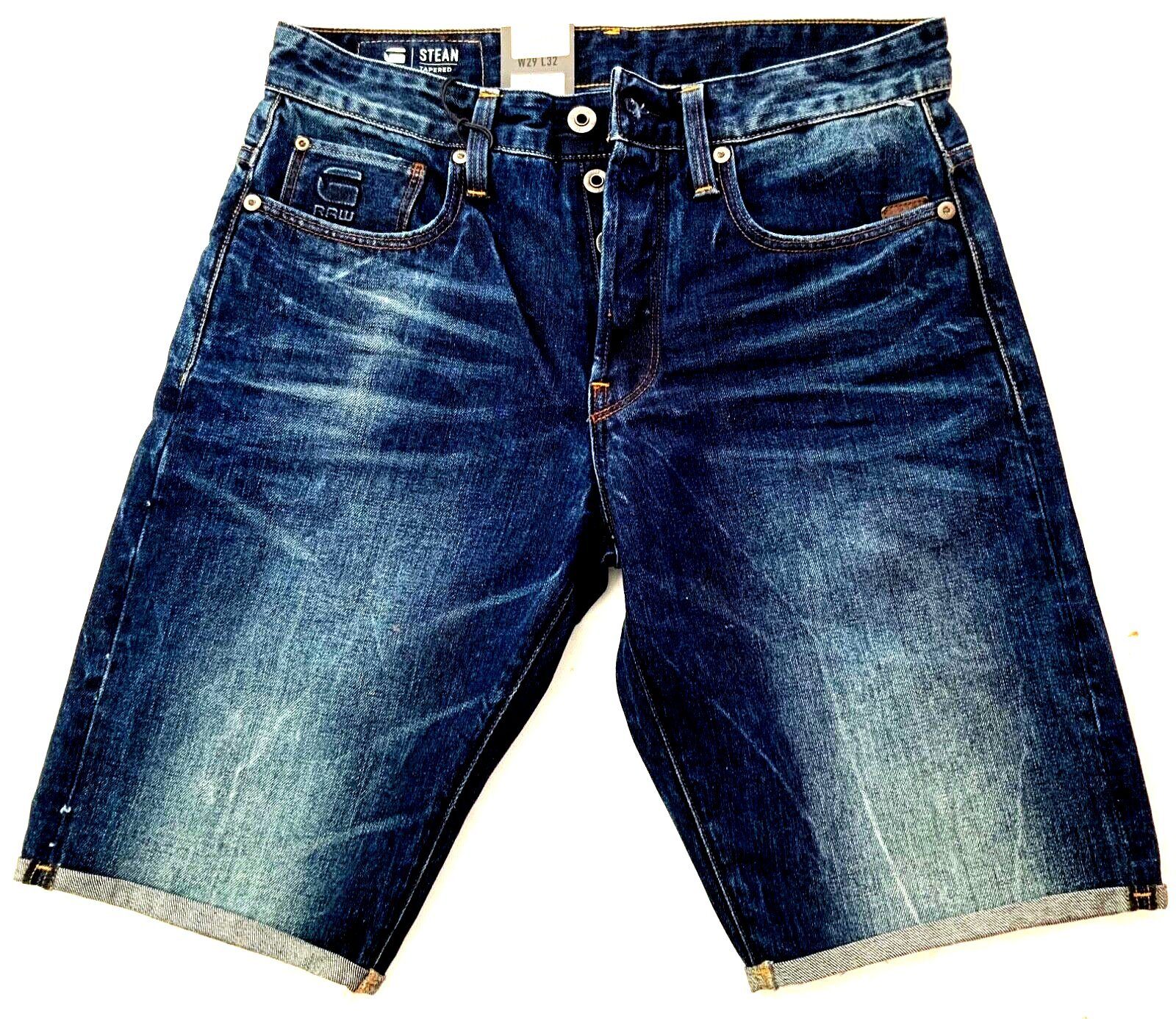 G-STAR Jeansshorts G-Star Herren Jean Shorts, G-Star Raw Stean Tapered Jeans Short
