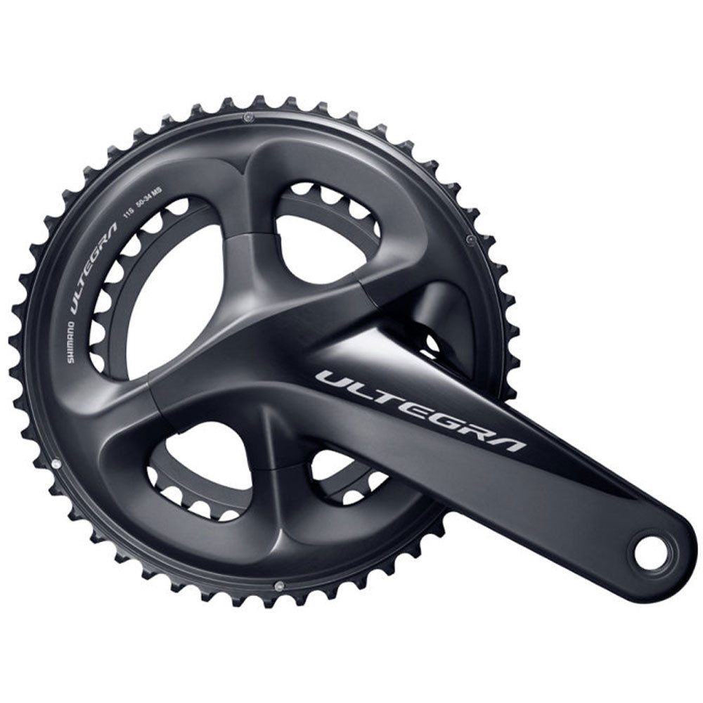 Fahrradkurbel SHIMANO Kurbelgarnitur ULTEGRA FC-R8000 175mm 50-34Z. 2x11f. anthrazit
