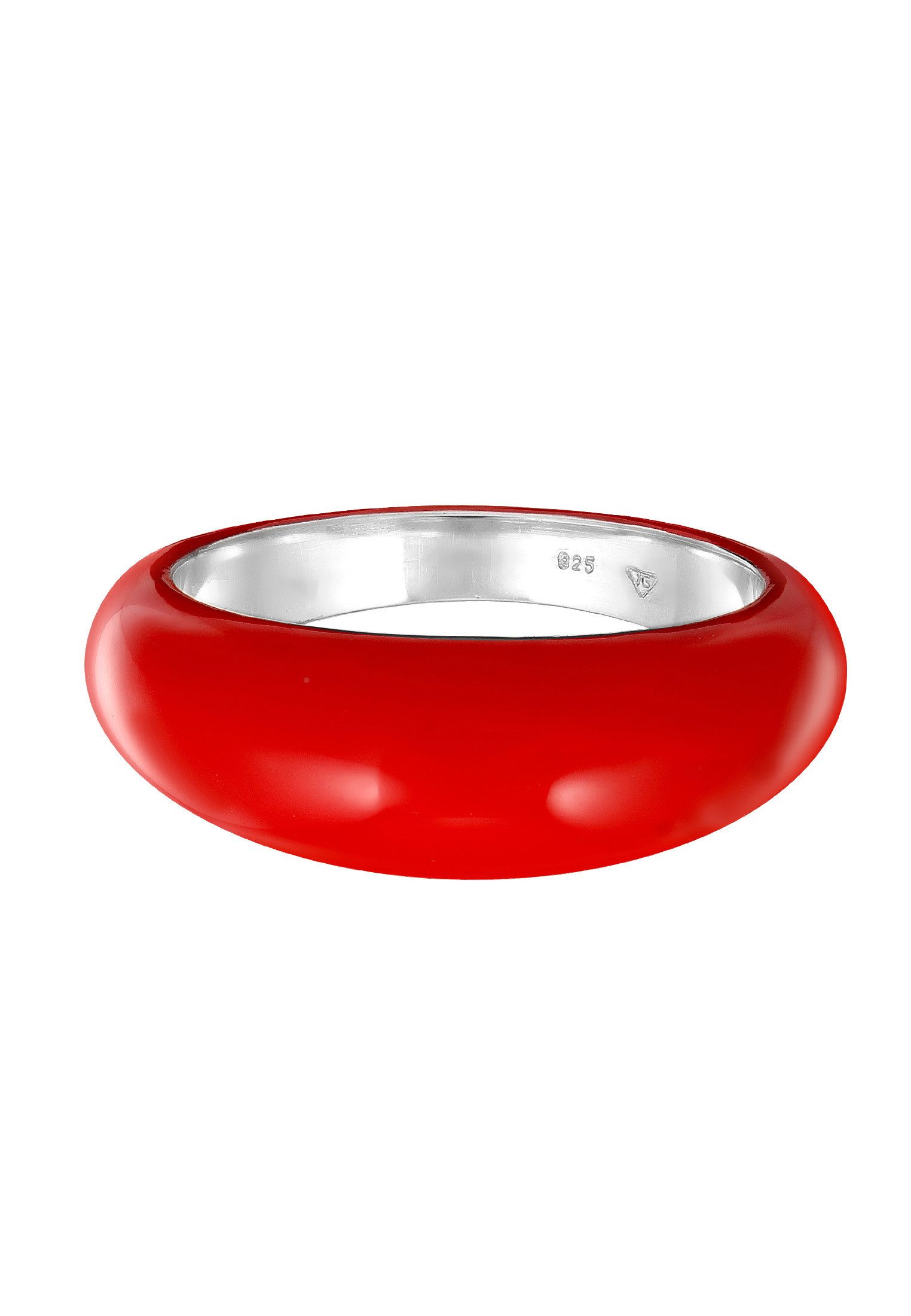 Elli Fingerring Bandring Stapelring Emaille 925er Silber vergoldet günstig online kaufen