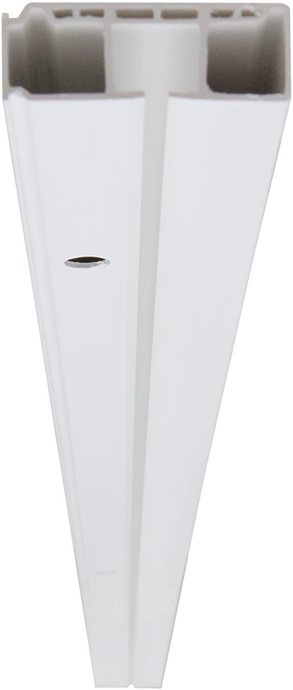 Garduna Gardinenstange Kunststoff Gardinenschiene, 1-/2-/3-läufig, weiß, 3- günstig online kaufen