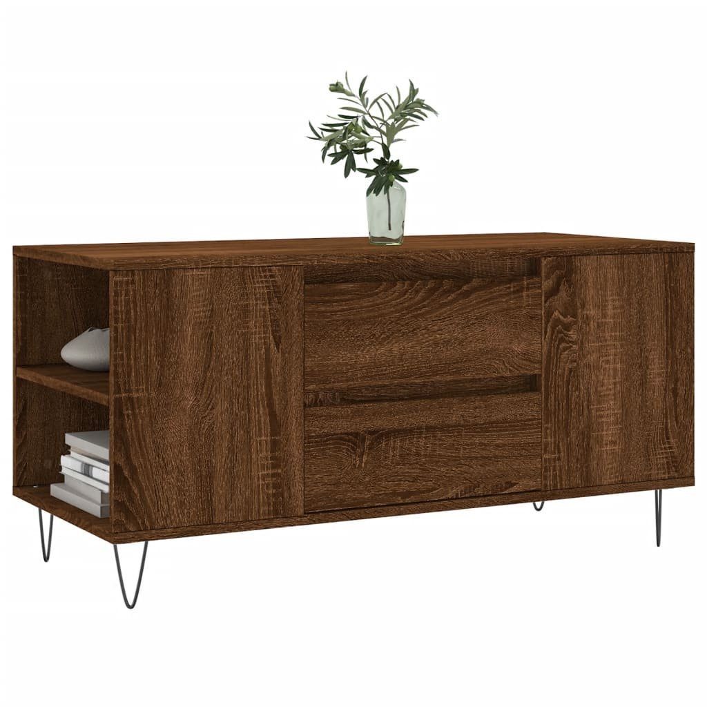 vidaXL Couchtisch Couchtisch Braun Eichen-Optik 102x44,5x50 günstig online kaufen
