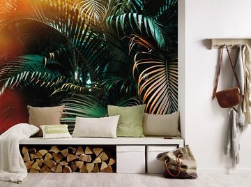 living walls Fototapete Designwalls Jungle Colour, glatt, (5 St), Vlies, Wand, Schräge, Decke