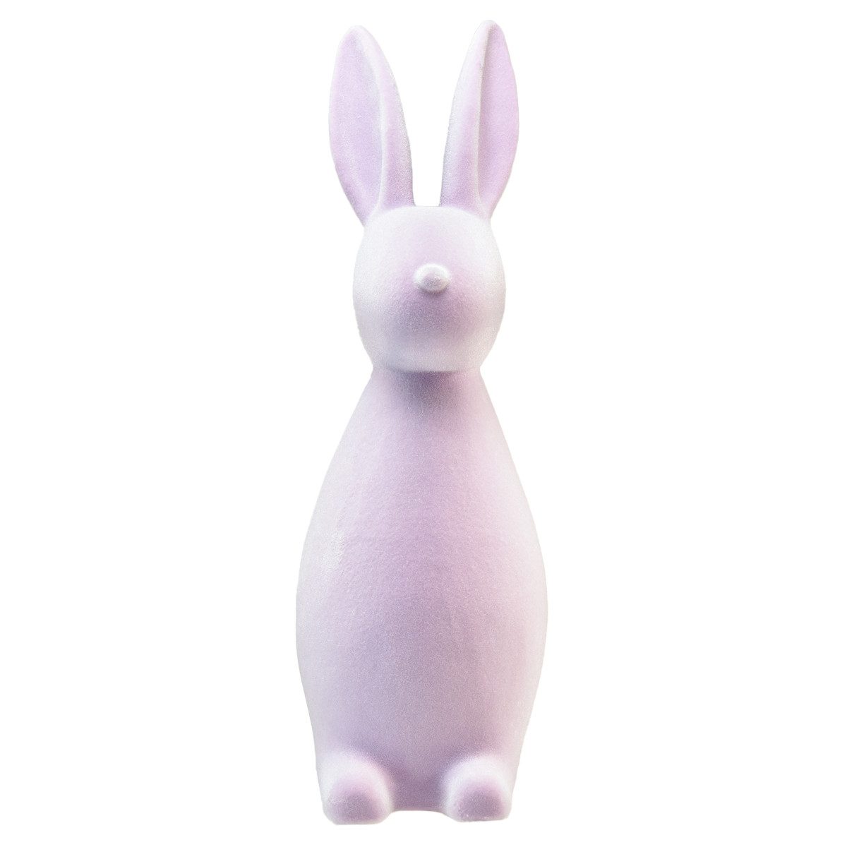 Florists Products Osterhase Flieder Osterhasen Deko Hase stehend 47cm beflockt 2. Wahl