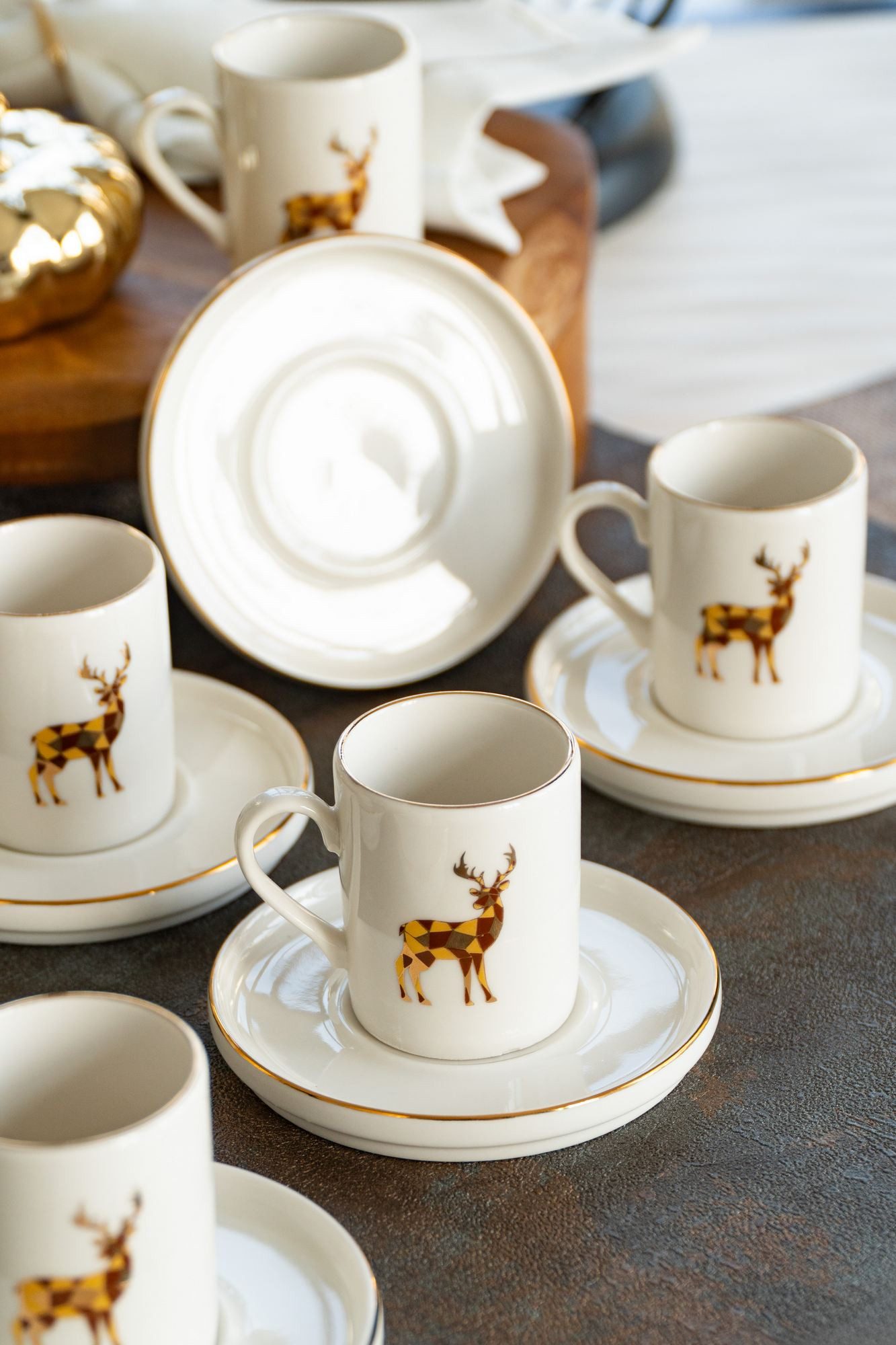 Hermia Concept Espressotasse Becher, 12-tlg., Porzellan, 12-teiliges Set