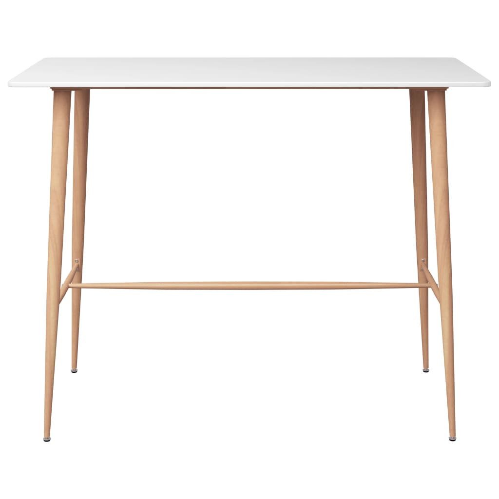 vidaXL Esstisch Bartisch Weiß 120x60x105 cm günstig online kaufen