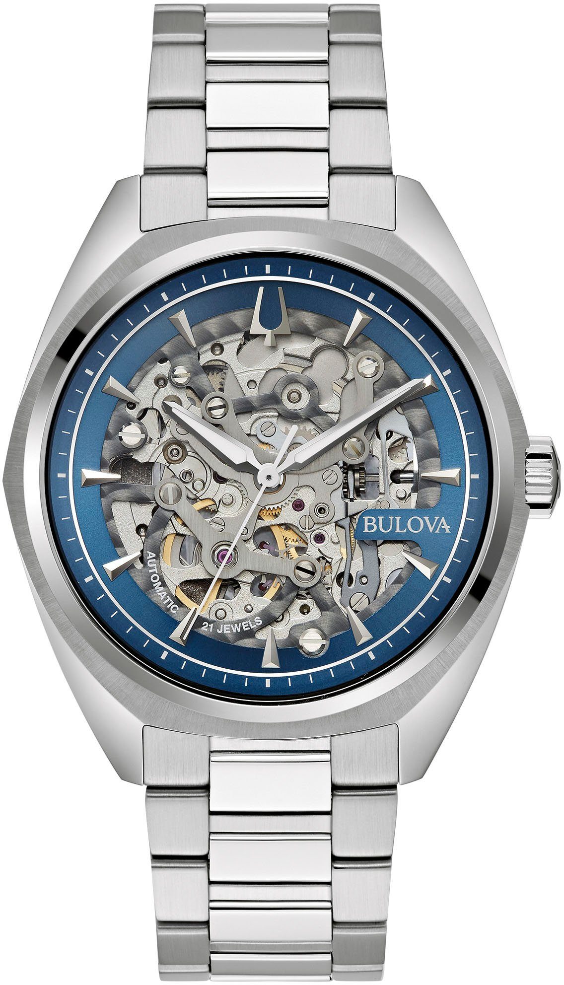 Bulova Mechanische Uhr 96A292, Imposante Mechanische Uhr für Herren
