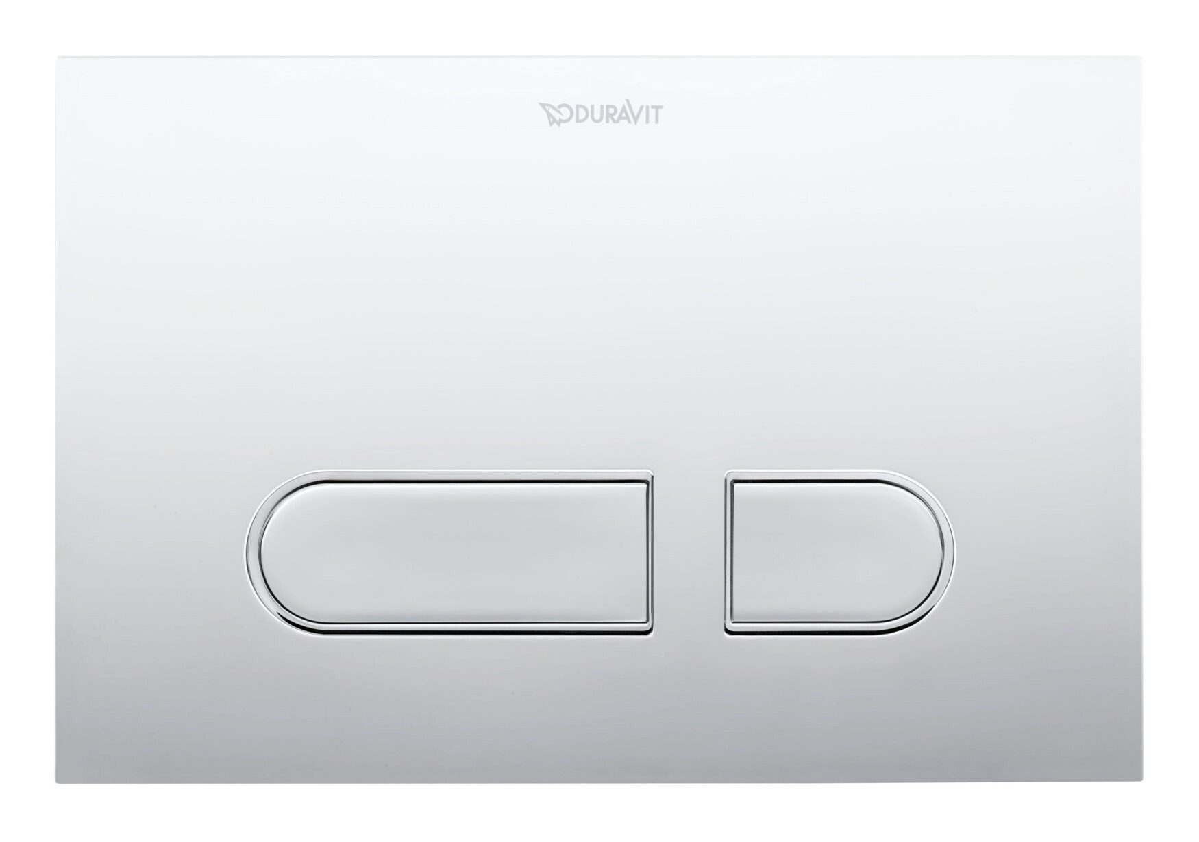 Duravit Betätigungsplatte DuraSystem, Mechanisch für WC A1 Dual Flush - Chrom Hochglanz
