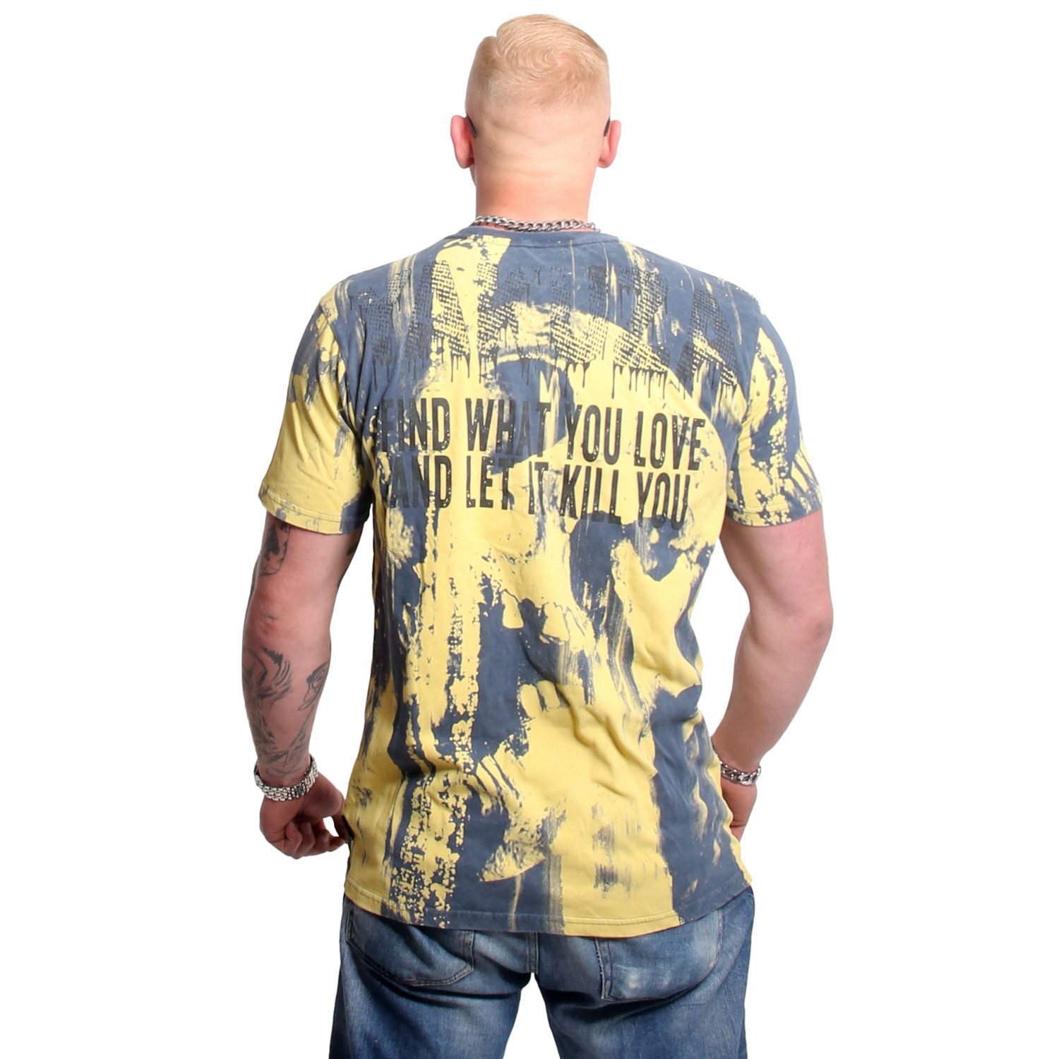 YAKUZA T-Shirt Crashed Skull in angesagter günstig online kaufen
