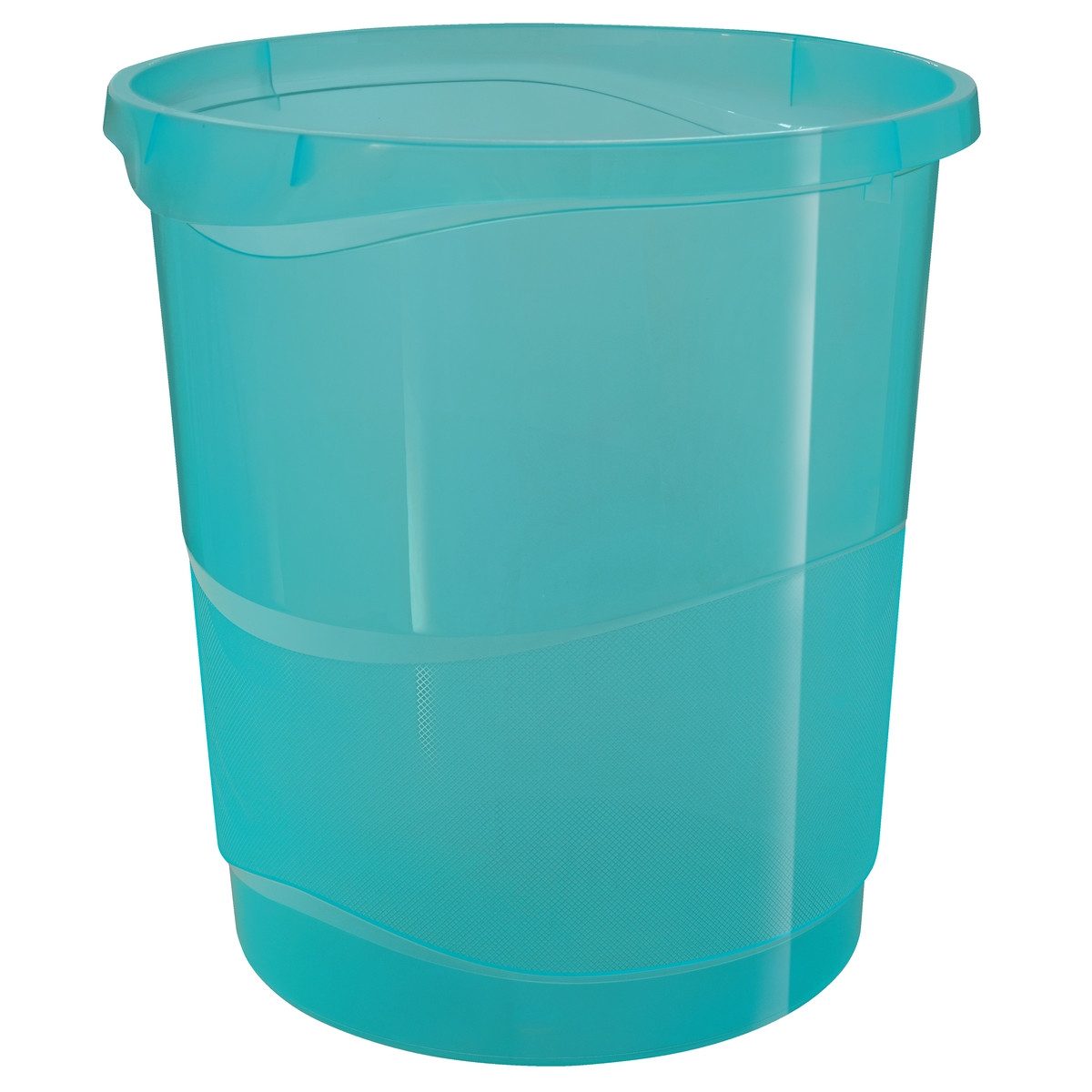 LEITZ Papierkorb LEITZ Papierkorb Colour'Breeze transparent blau 14l