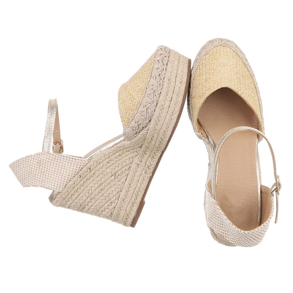 Ital-Design Moderne Espadrilles mit Keilabsatz für günstig online kaufen