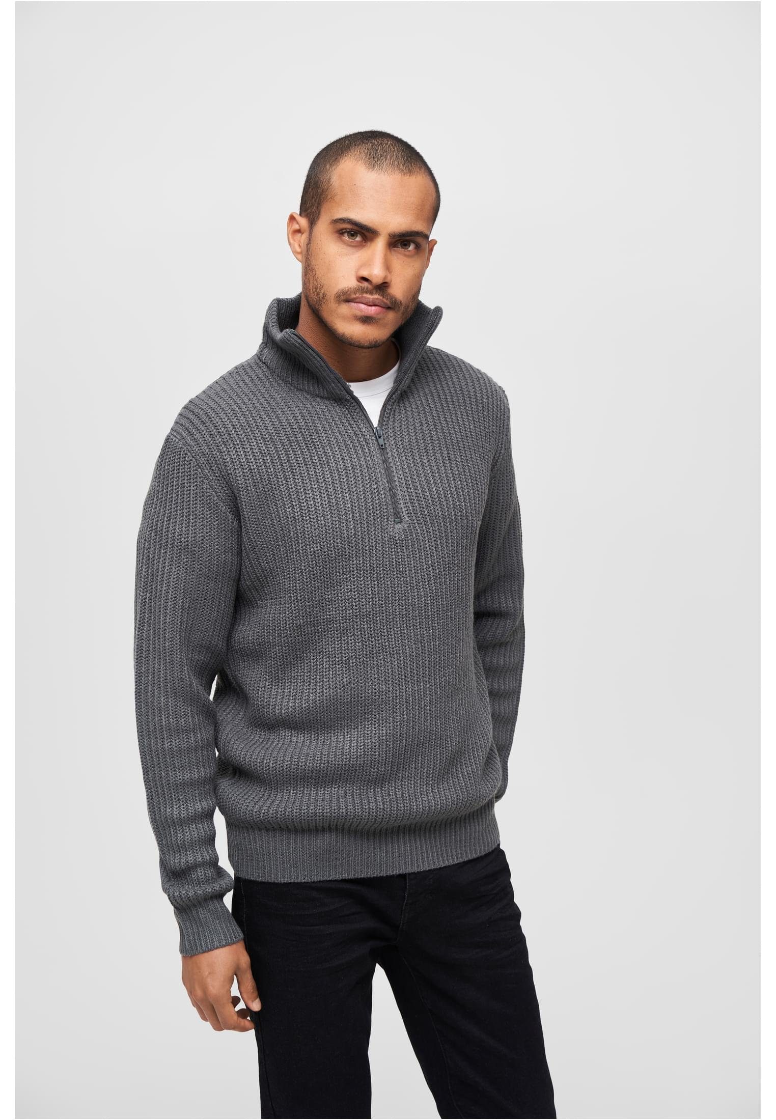 Brandit Rundhalspullover Brandit Herren Marine Troyer (1-tlg)