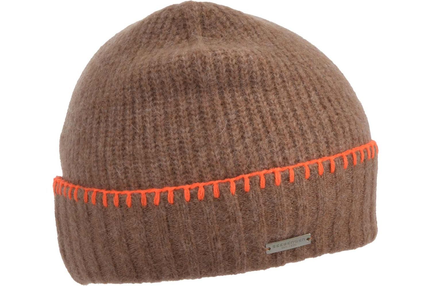 Seeberger Strickmütze mit Aufschlag