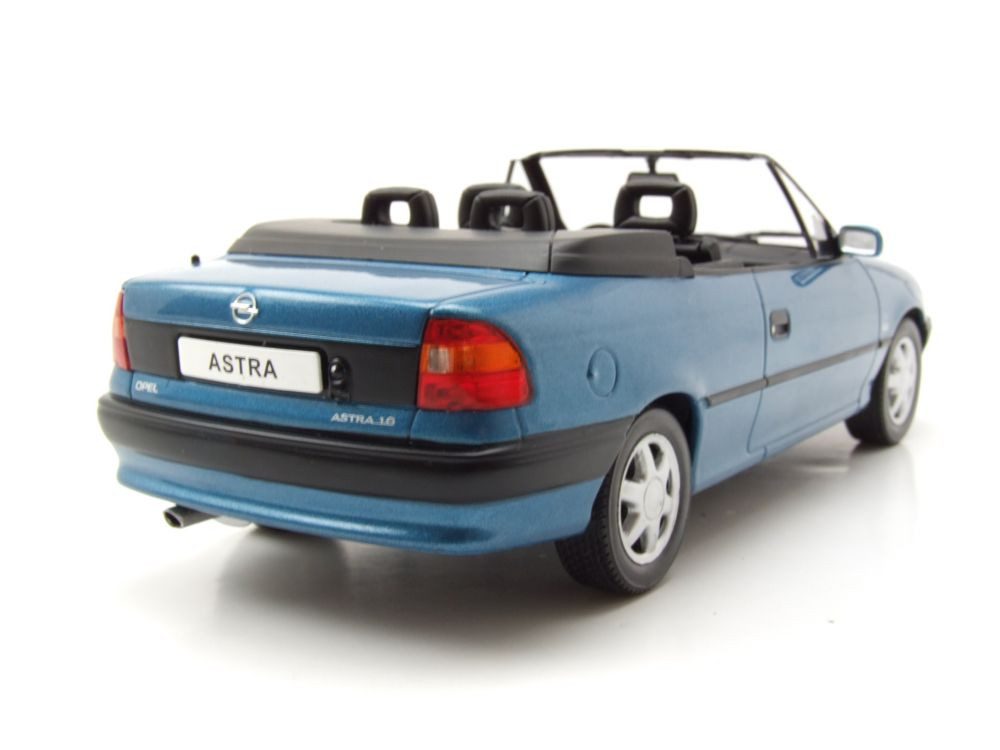 Whitebox Modellauto Opel Astra F Cabrio 1994 blau metallic, Maßstab 1:24