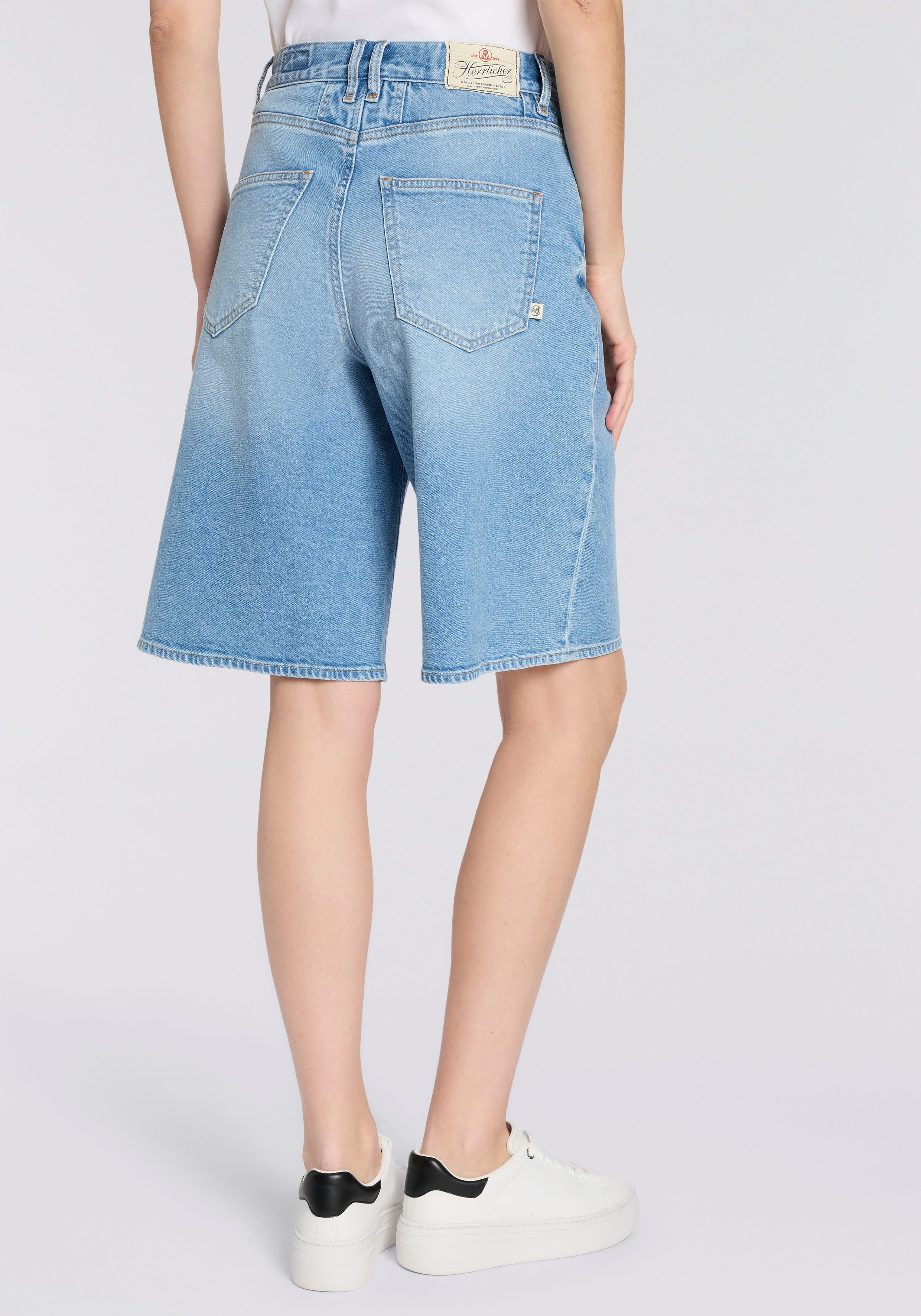 Herrlicher Jeansbermudas Brooke Bermuda Denim mit weitem Bein günstig online kaufen