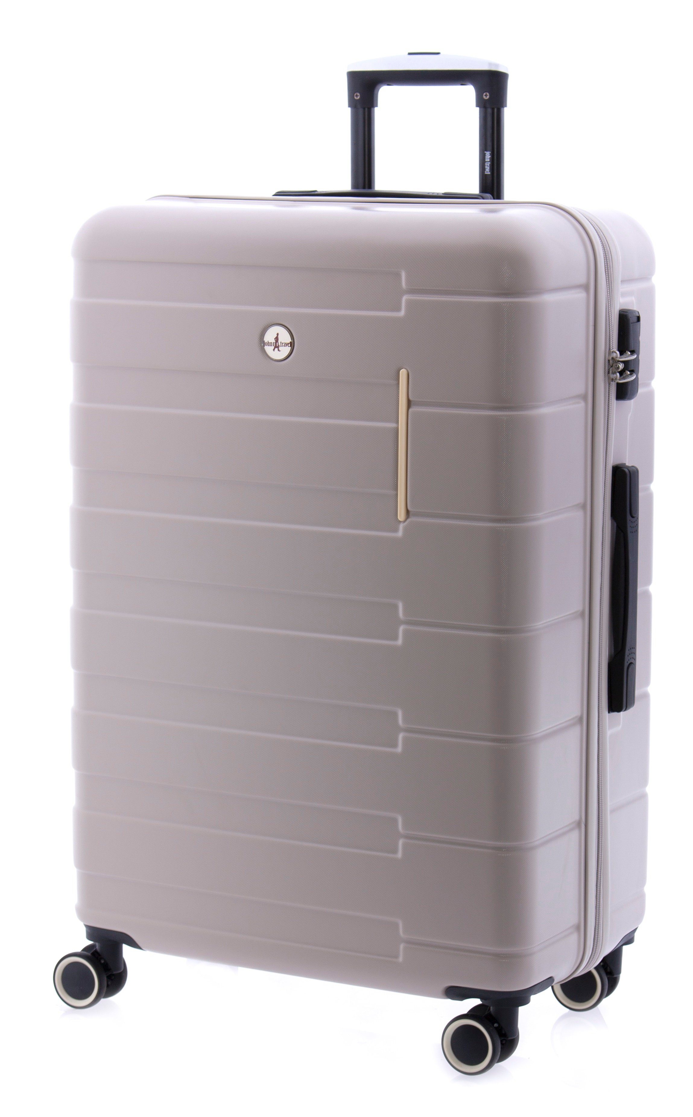 John Travel Hartschalen-Trolley XL-Koffer - 77cm - 4 Rollen